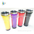 promotional clear plastic double wall mug